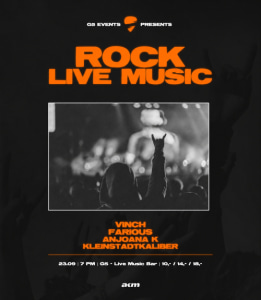 G5 Rock Night - Wed, Sep 23, 2026, 19:00 at G5 - Live Music Bar, Heiligenstädter Straße 31, 1190 Wien, Österreich