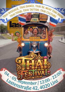 Thai Festival - Fr., 04.09.2026, 12:00 at last by Schachermayer, Lastenstraße 42, 4020 Linz, Österreich