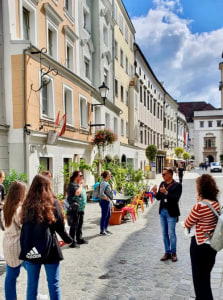 ENGLISCH Layers of Time: City Tour meets Media Arts - Sat, Sep 12, 2026, 15:30 at OK Platz, WE GUIDE YOU Meeting Point, OK Platz 1, 4020 Linz, Österreich