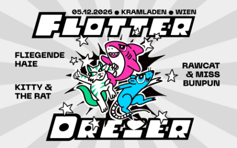 FLOTTER DREIER - Sat, Dec 05, 2026, 19:00 at Kramladen, UBahnBogen 39-40, 1080 Wien, Österreich