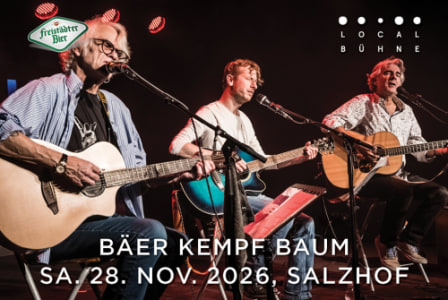 ULLI BÄER & MATTHIAS KEMPF & ANDY BAUM - Sa., 28.11.2026, 19:00 at Salzhof, Salzgasse 15, 4240 Freistadt, Österreich