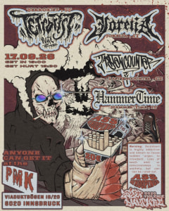 Terrorist ＆ Friends - Thu, Sep 17, 2026, 19:00 at PMK Innsbruck, Viaduktbogen 18-20, 6020 Innsbruck, Österreich