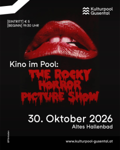 Kino im Pool: The Rock Horror Picture Show - Fr., 30.10.2026, 19:30 at Altes Hallenbad Gallneukirchen, ReichenauerStraße 10, 4210 Gallneukirchen, Österreich