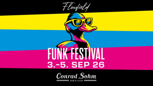 Flowfield Funk Festival - Do., 03.09.2026, 16:00 at Conrad Sohm, Boden 1, 6850 Dornbirn, Österreich