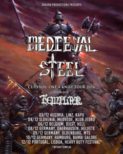 Steel City Sorcery presents: Medieval Steel, Templar - Do., 03.12.2026, 20:00 at Kapuzinerstraße 36, 4020 Linz, Austria, Kapuzinerstraße 36, 4020 Linz, Austria