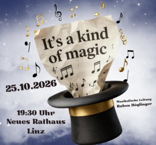 It‘s a kind of magic - Jahreskonzert Bundesbahnmusik Linz - So., 25.10.2026, 19:30 at Neues Rathaus Linz, Hauptstraße 1-5, 4040 Linz, Österreich