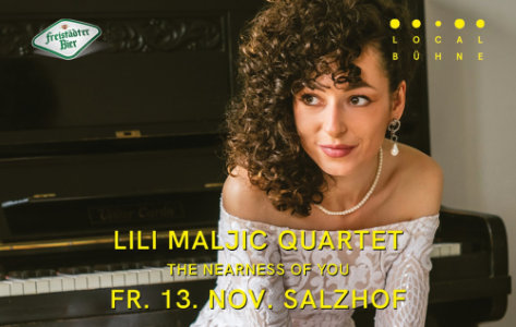 LILI MALJIC QUARTET - Fr., 13.11.2026, 19:30 at Salzhof, Salzgasse 15, 4240 Freistadt, Österreich