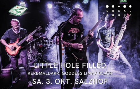 LITTLE HOLE FILLED - Sat, Oct 03, 2026, 20:30 at Salzhof, Salzgasse 25, 4240 Freistadt, Österreich