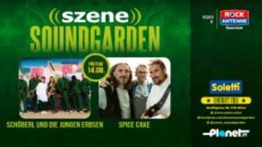 schöberl und die jungen erbsen | spice cake - Fri, Aug 14, 2026, 19:00 at Szene Wien, Hauffgasse 26, 1010 Wien, Österreich