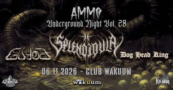 Ammo Underground Night Vol. 28 - Fri, Nov 06, 2026, 19:00 at Club Wakuum, Griesgasse 25, 8020 Graz, Österreich