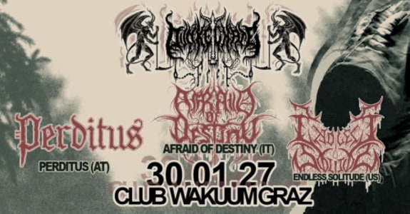 Dunkelhate Fest XIV - Sat, Jan 30, 2027, 19:00 at Club Wakuum, Griesgasse 25, 8020 Graz, Österreich