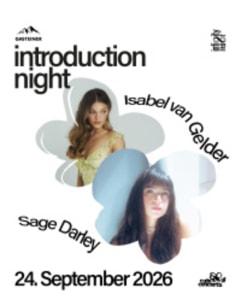 ISABEL VAN GELDER (NL) / SAGE DARLEY - Thu, Sep 24, 2026, 20:00 at Chelsea, U-Bahnbögen 29-30, 1080 Wien, Österreich
