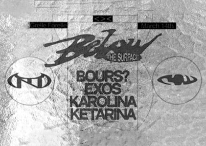 14/03 BELOW THE SURFACE | RAW x YN - So., 14.03.2027, 23:00 at Grelle Forelle, Spittelauer Lände 12, 1090 Wien, Österreich