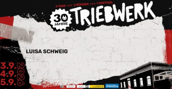 30 Jahre Triebwerk - Do., 03.09.2026, 18:00 at Triebwerk Neunkirchner Straße 65b, 2700 Wiener Neustadt, Österreich