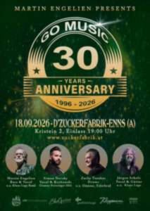 MARTIN ENGELIEN / SIMON NOVSKY / JÜRGEN SCHOLZ / ATHANASIOS ZACKY TSOUKAS - Fri, Sep 18, 2026, 20:00 at d'Zuckerfabrik, Kristein 2, 4470 Enns, Österreich