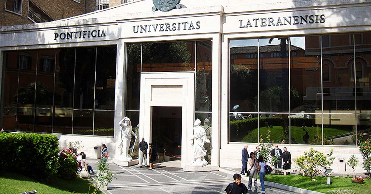 Lay rector a first at the 'Pope's university'