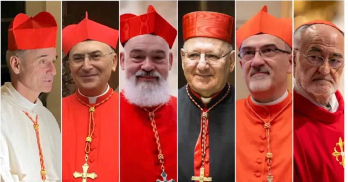 Who are the Middle Eastern cardinals participating in the conclave?