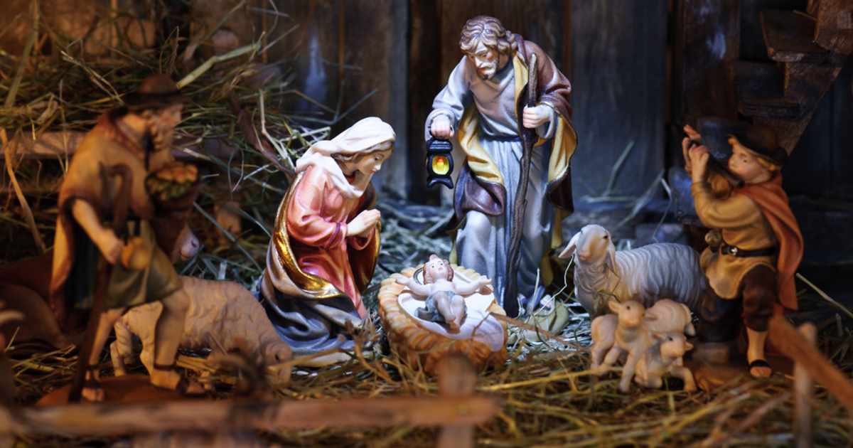 Catholics can receive a plenary indulgence by praying before a Nativity scene