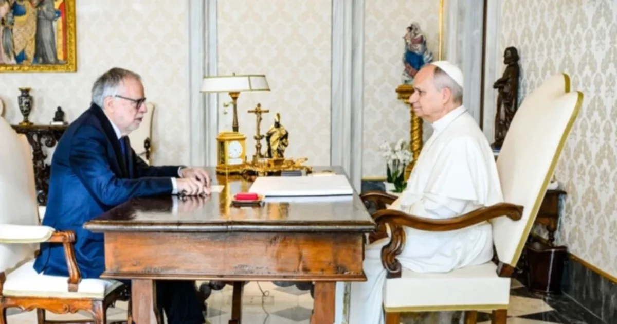 Leo XIV meets with founder of Sant’Egidio Community