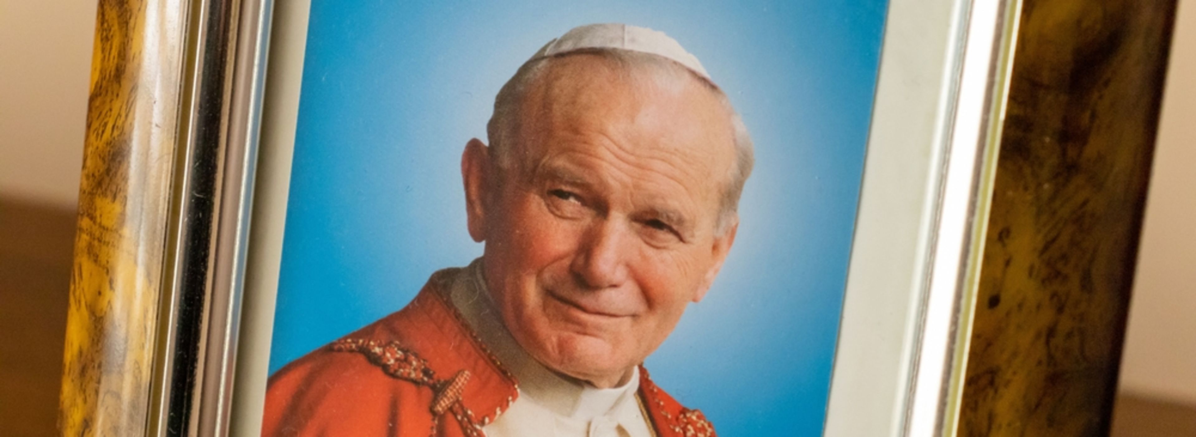 A painting of Pope John Paul II. | Credit: daily_creativity/Shutterstock