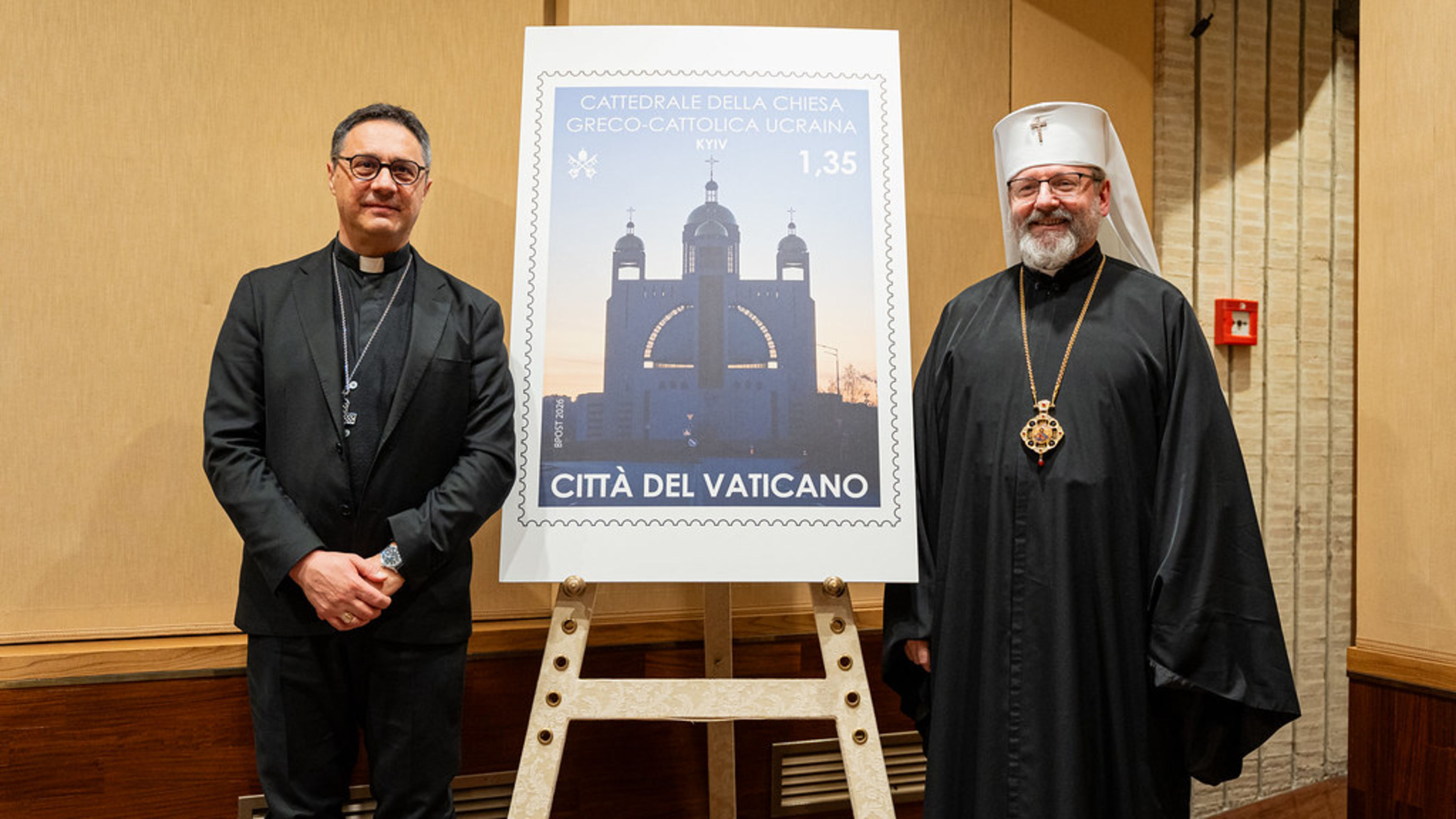 Vatican issues stamp honoring Ukrainian Catholics as war enters fourth year