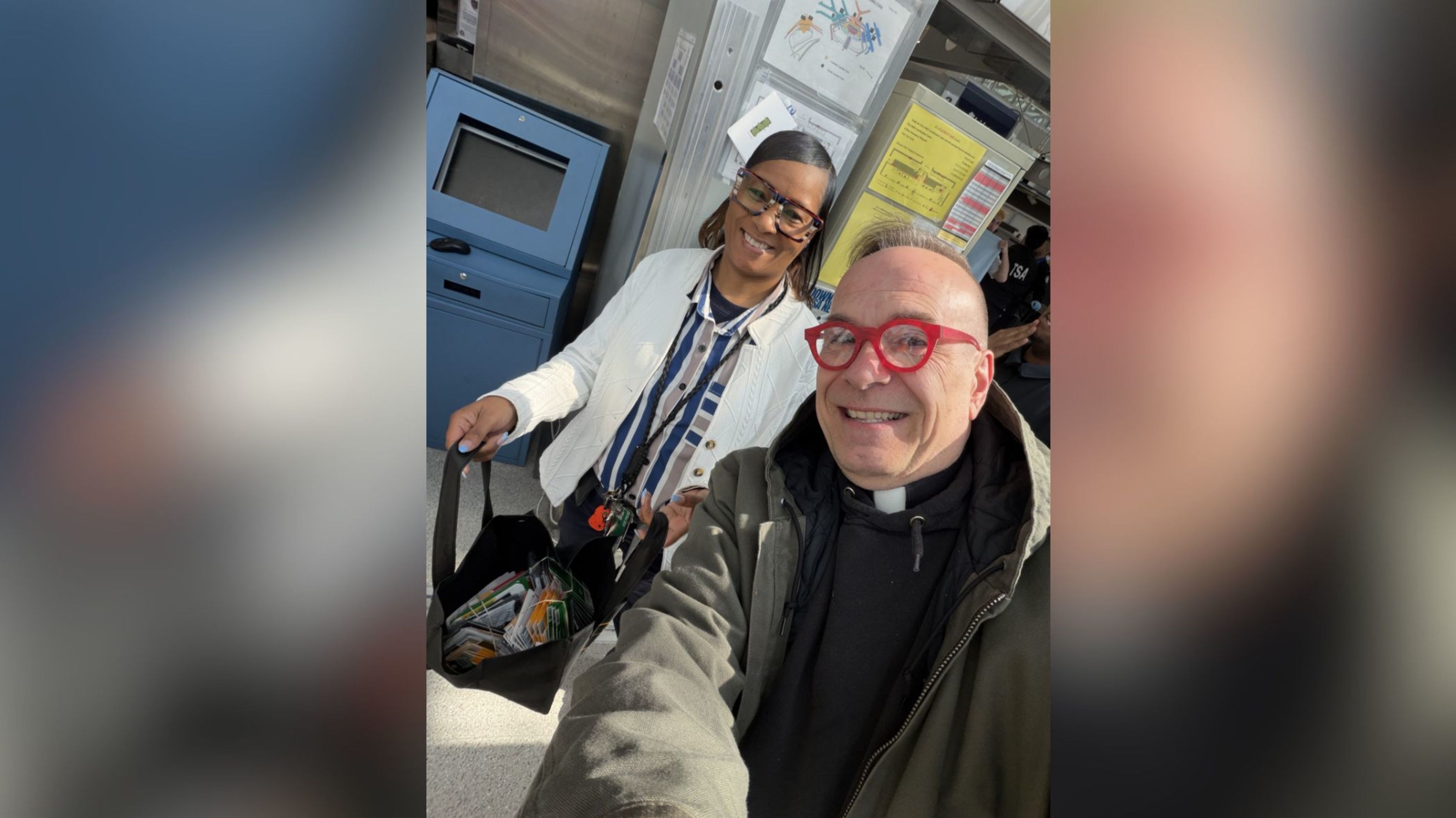 Catholic priest fundraises, gives gift cards to unpaid TSA workers amid partial shutdown