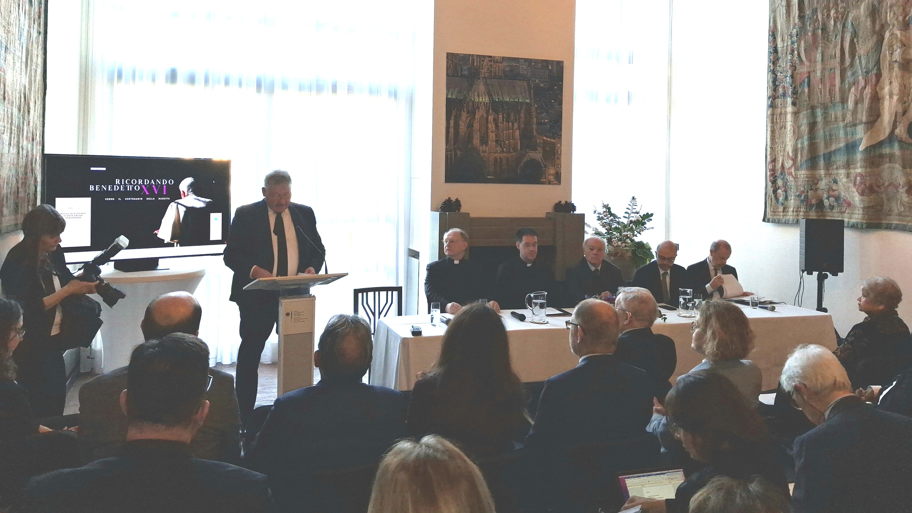 ‘He was never fed up with it’: Scholars honor Benedict XVI’s fight for Europe