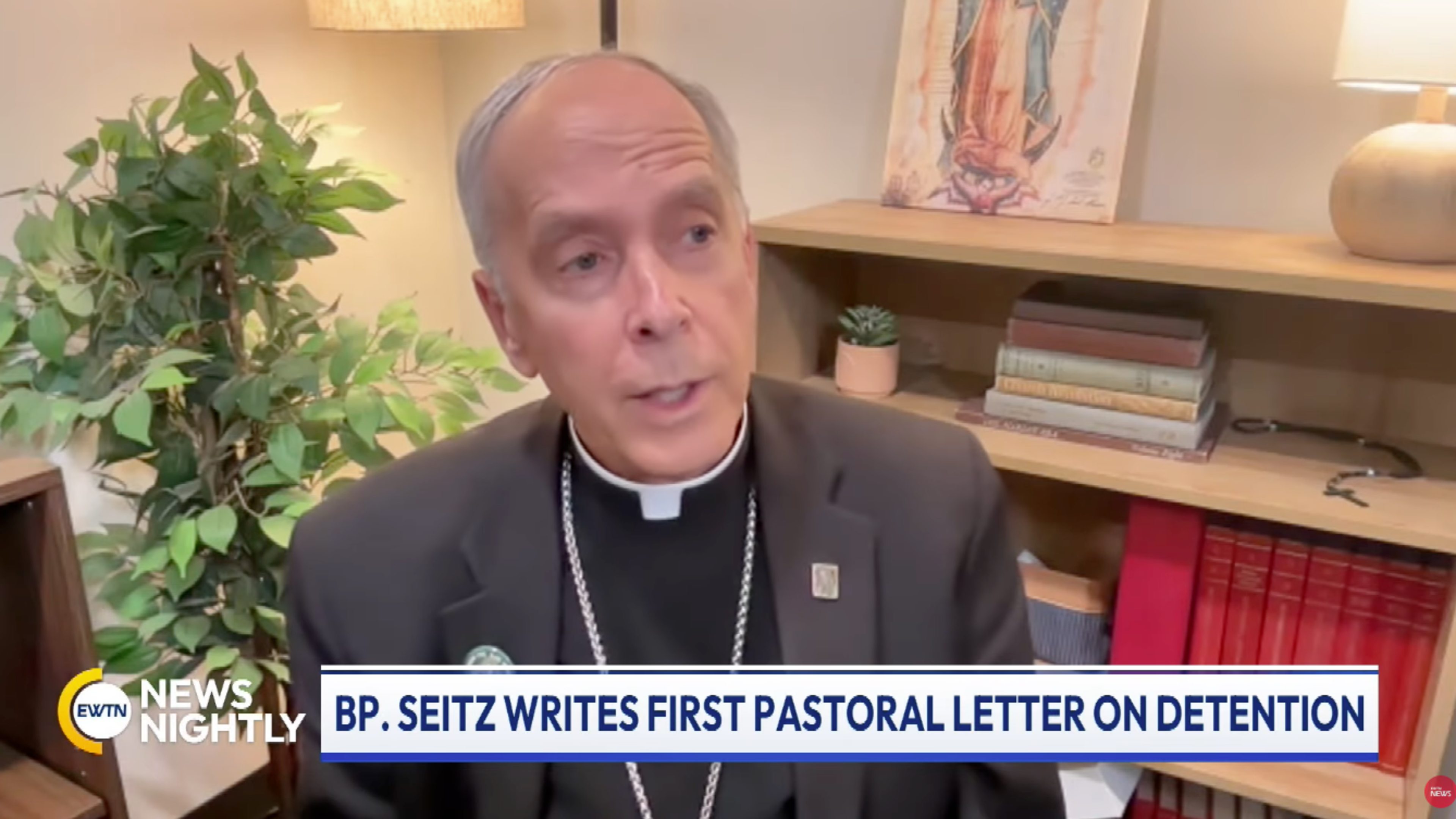Bishop Seitz discusses pastoral letter, elaborates on call for discernment among law enforcement