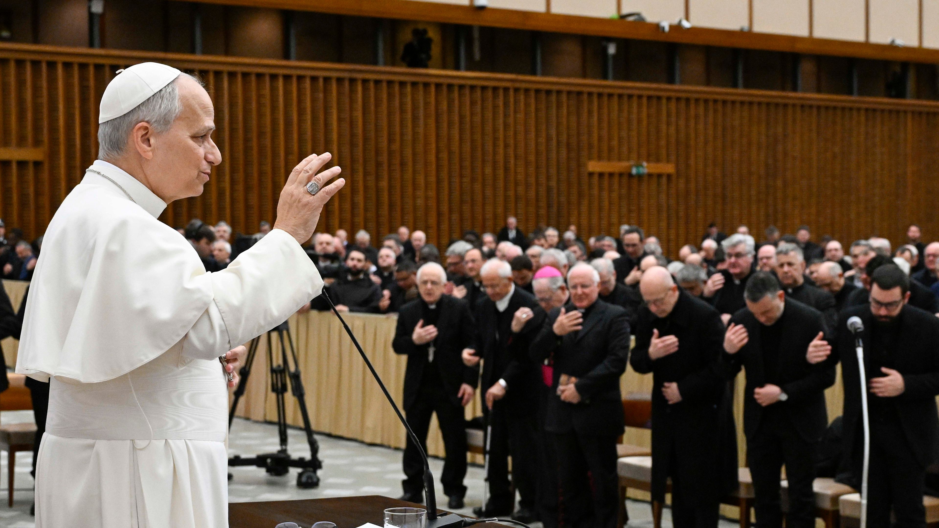 Pope tells priests to use their brains, not AI, to write homilies