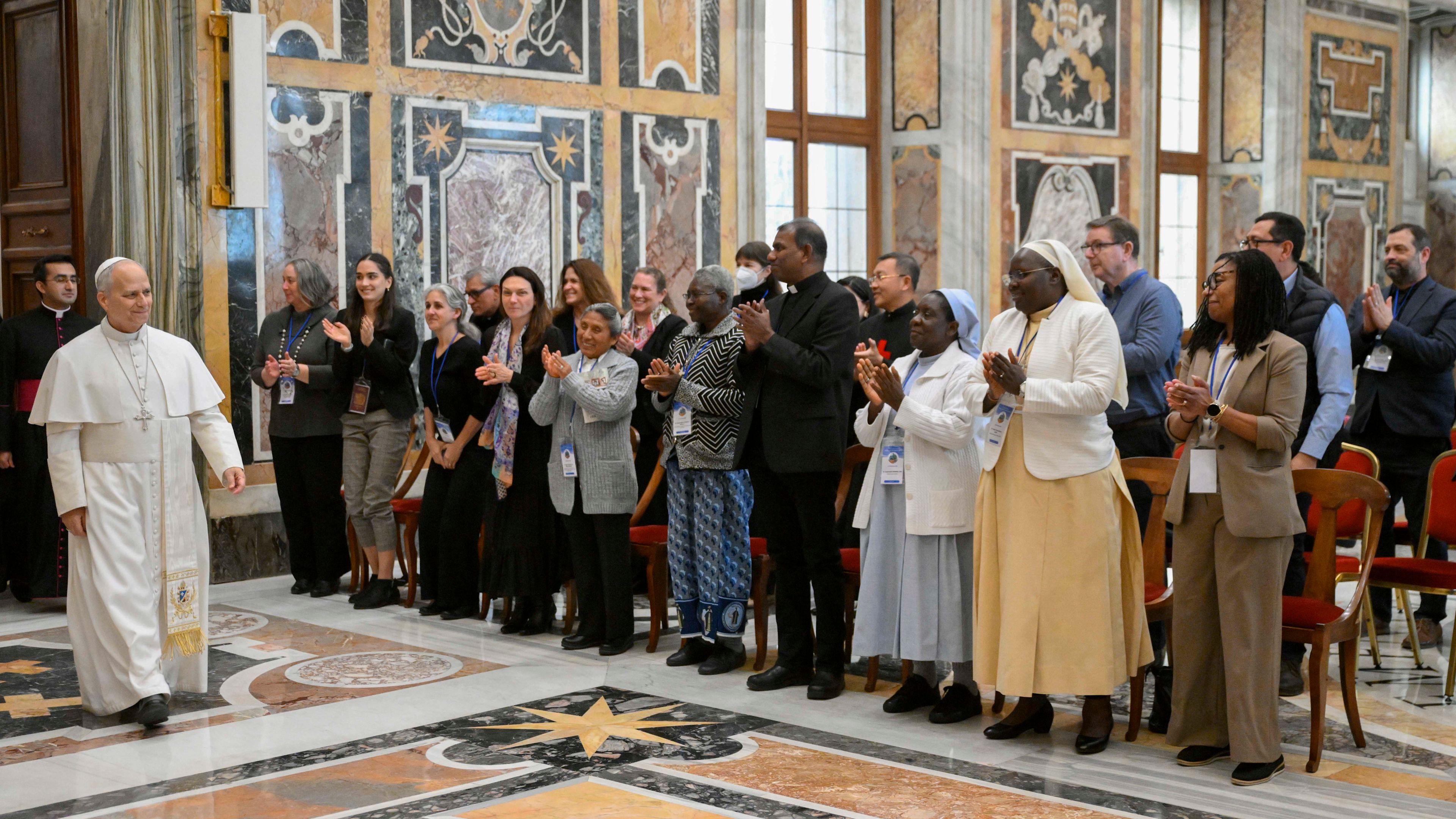 Pope Leo XIV laments lack of progress in protecting children