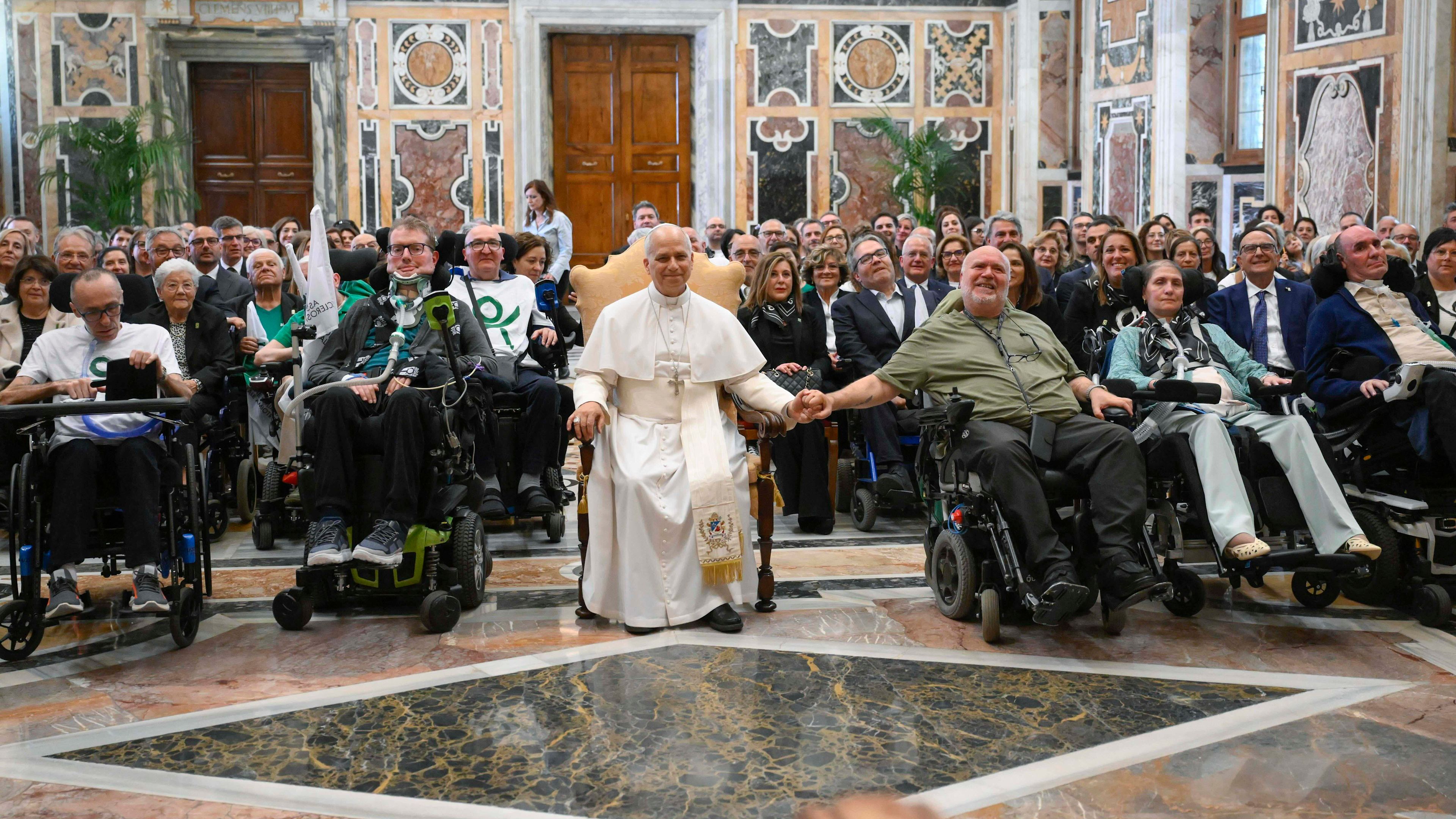 Pope Leo to sick and caregivers: ‘In the various situations of life, no one should be left alone’