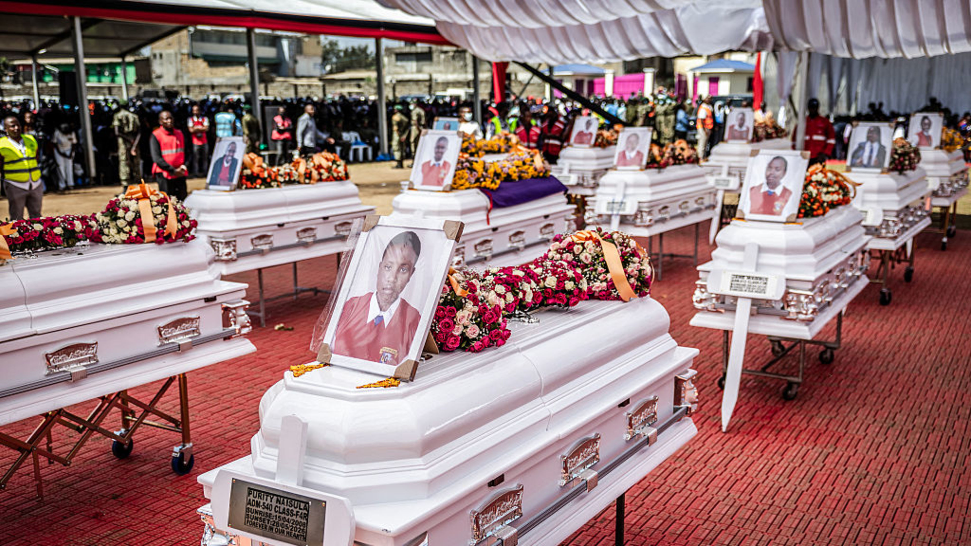Mourners in Kenya honor Catholic schoolgirl who died saving others in dormitory fire