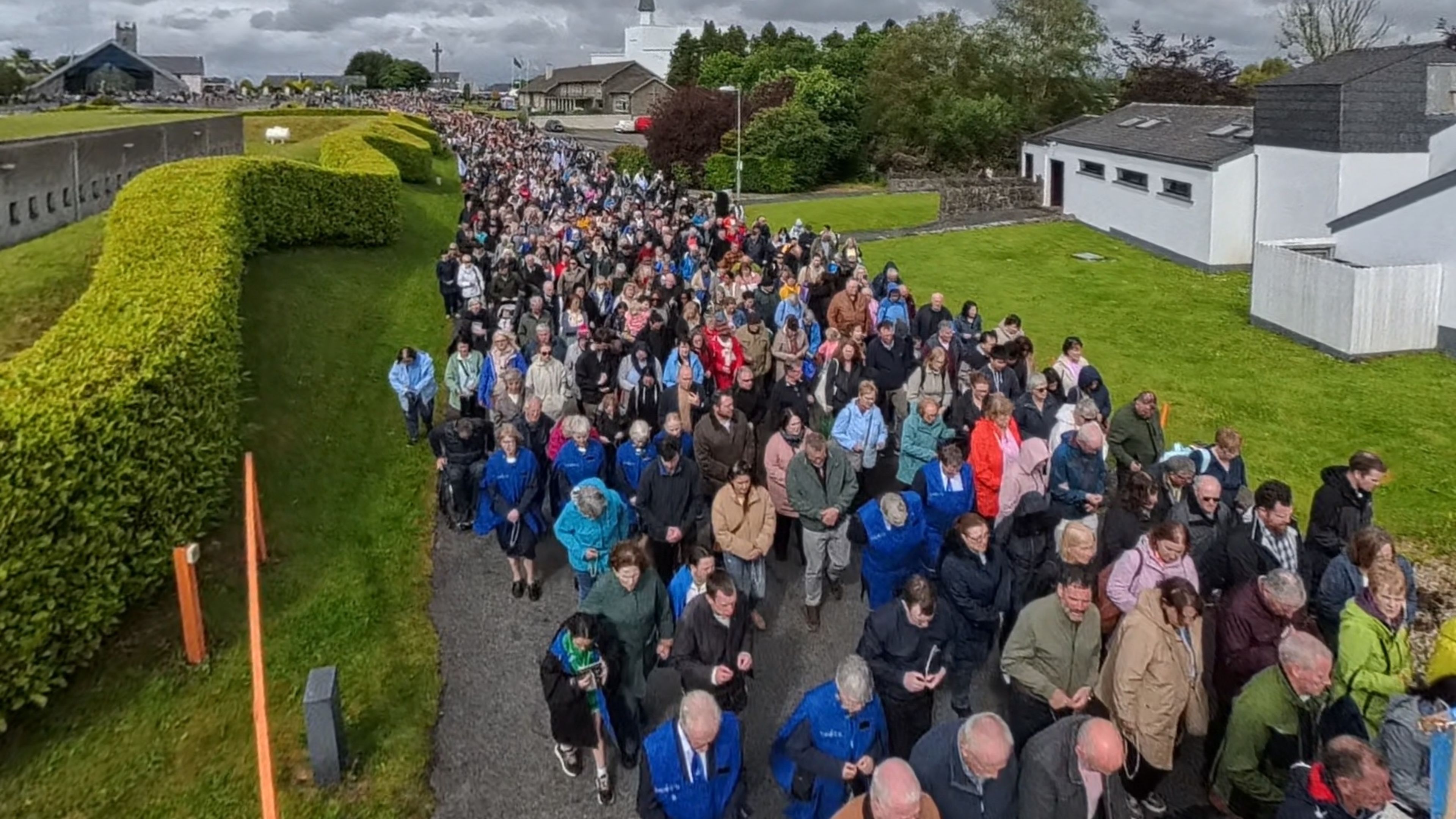13,000 gather at Knock in Ireland for largest Catholic rally since papal visit