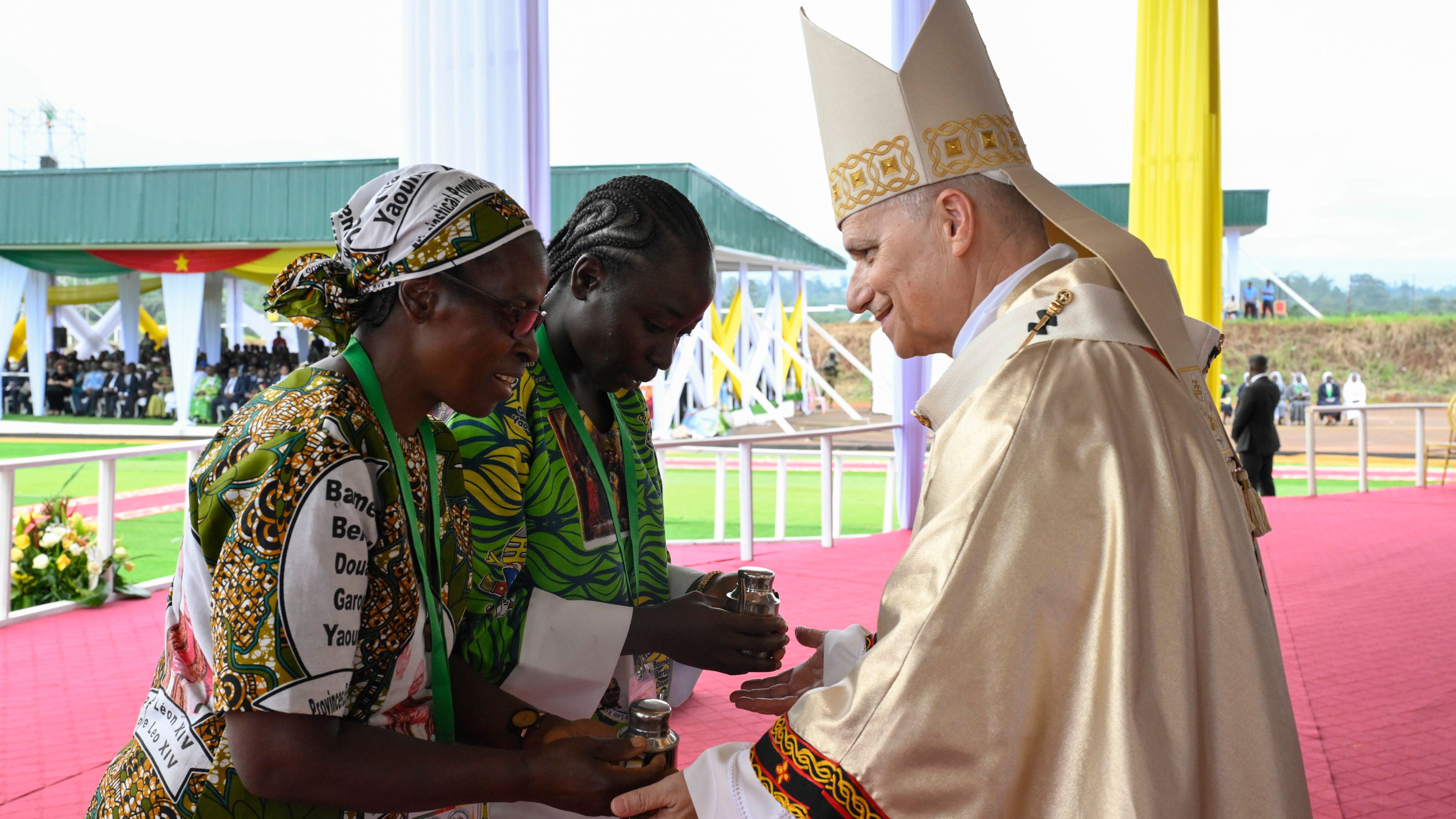 Pope Leo XIV in Cameroon says ‘the time has come’ to rebuild peace
