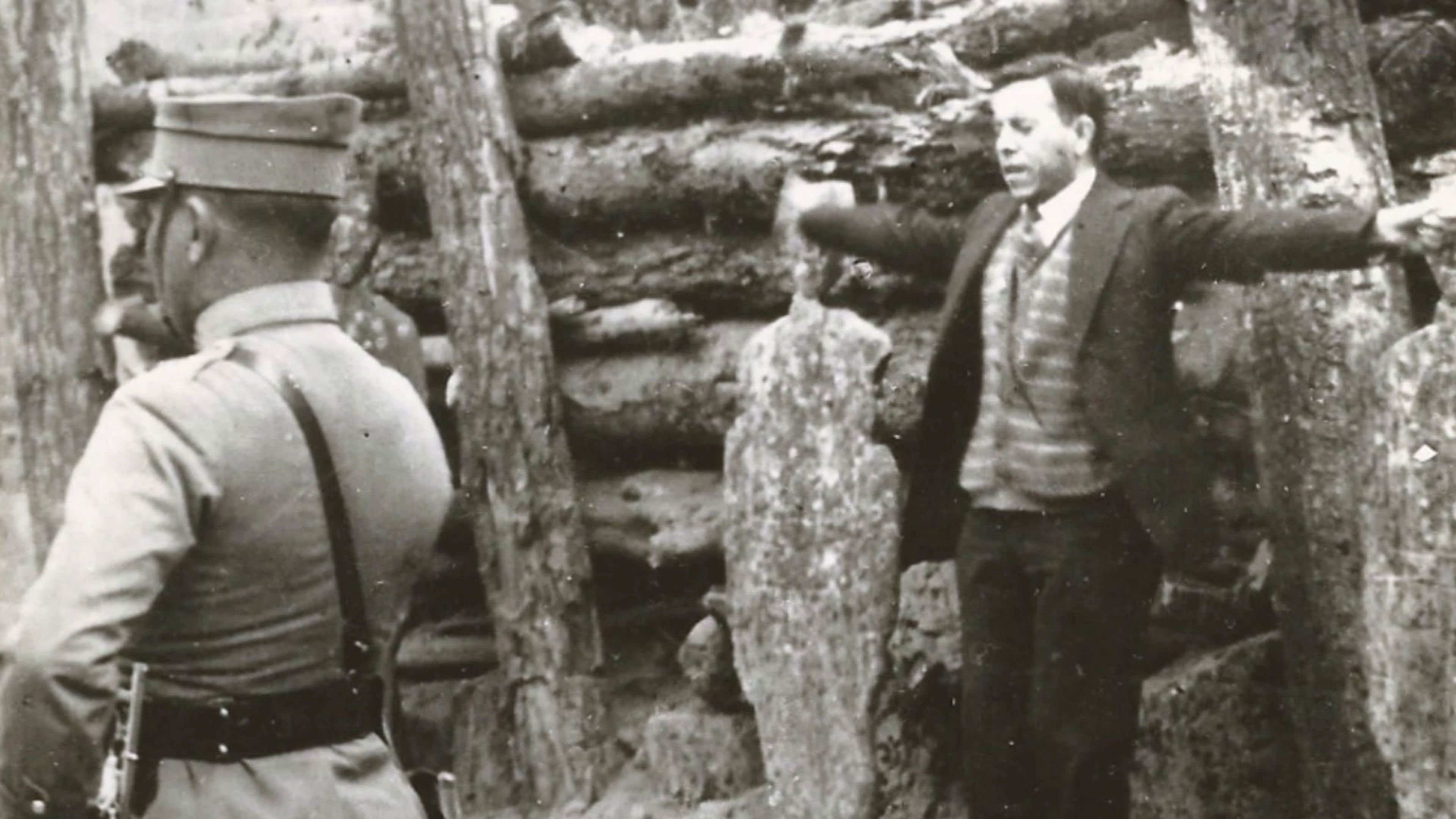 Blessed Father Miguel Agustín Pro, a martyr during the Cristero War in Mexico, with his arms outstretched in the form of a cross before his execution by firing squad on Nov. 23, 1927. | Credit: Public domain