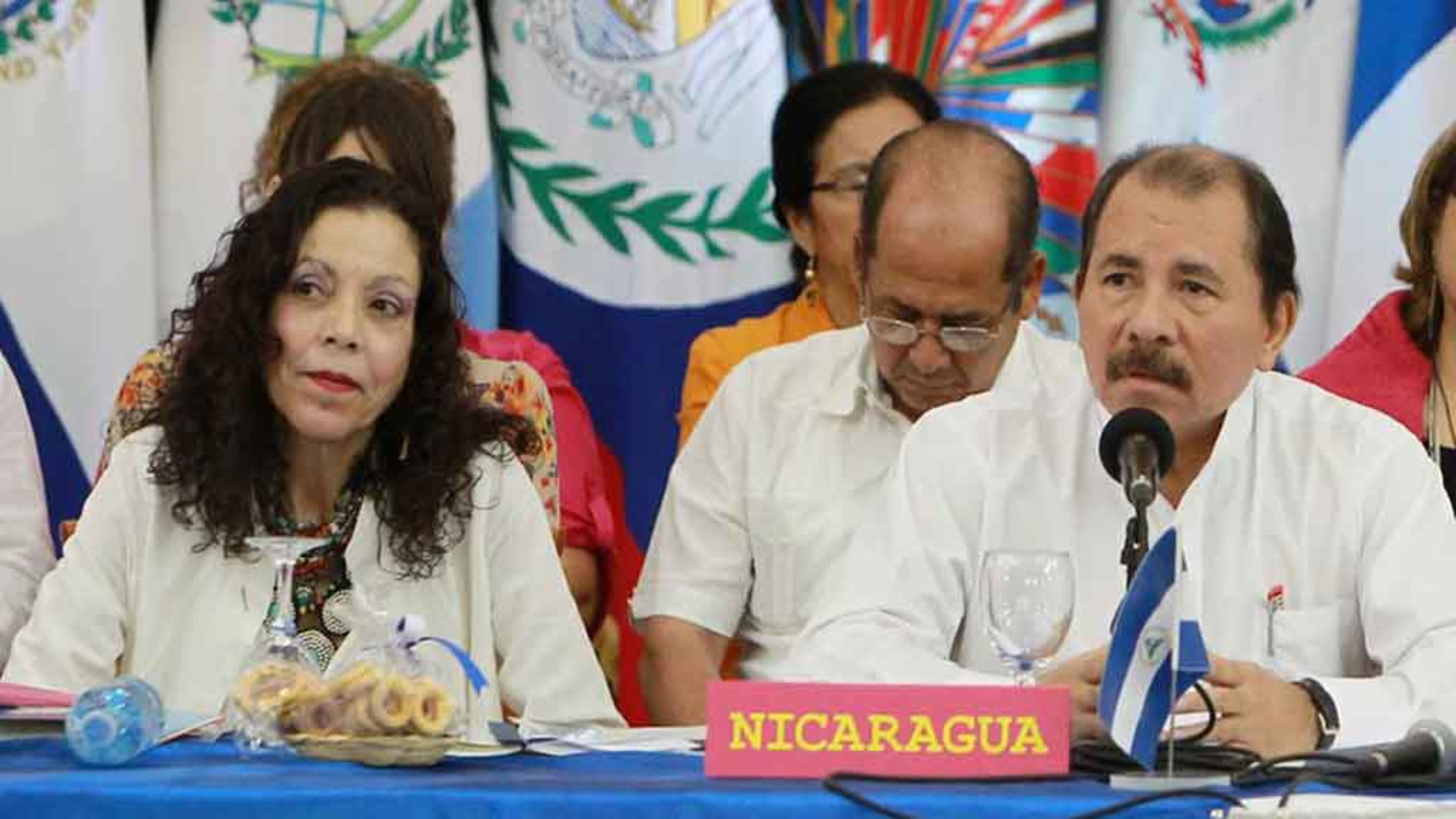 Rosario Murillo and Daniel Ortega. | Credit: OEA-OAS via Flickr (CC BY-NC-ND 2.0)