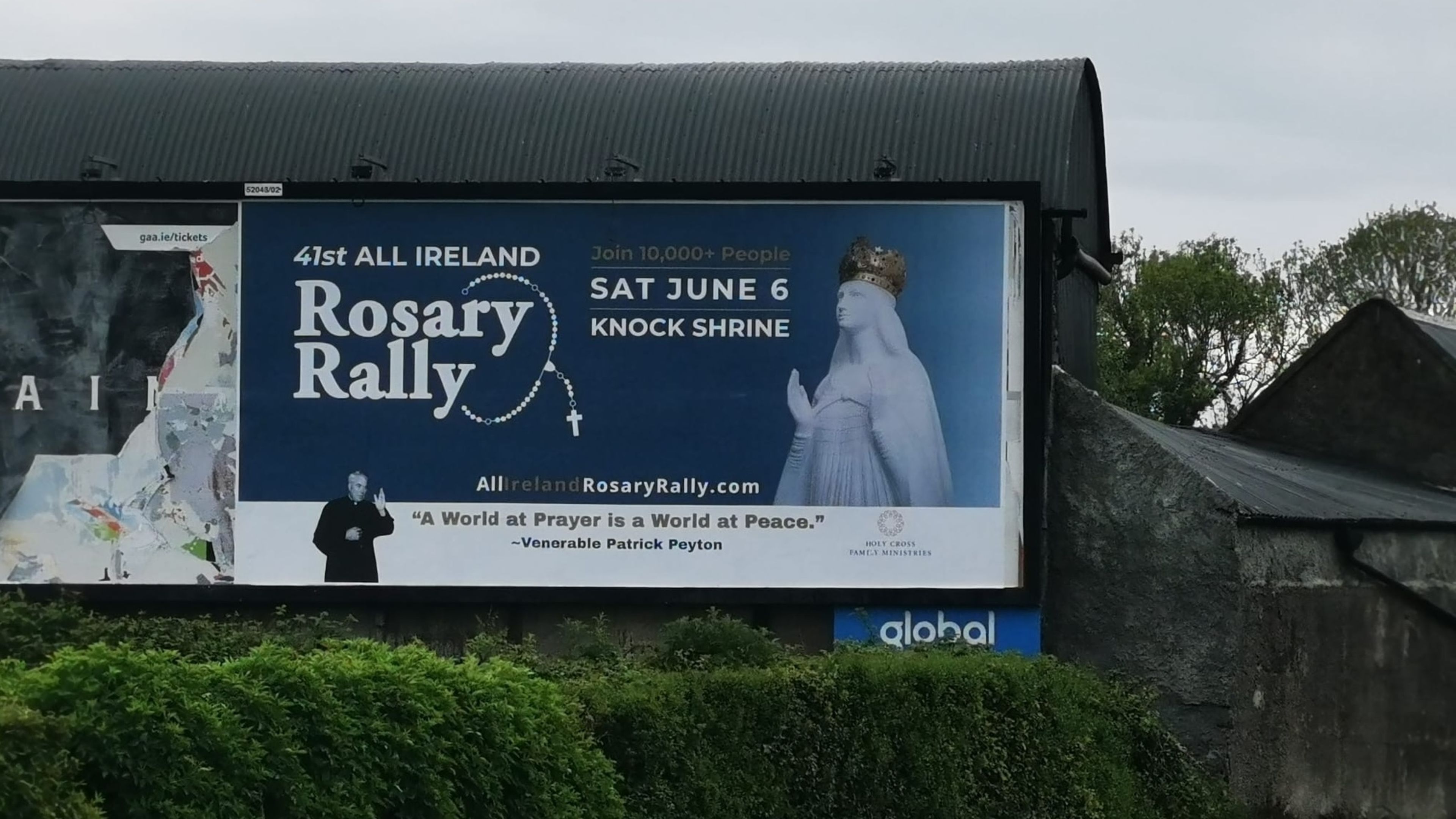Nationwide billboard campaign in Ireland invites thousands to rosary rally
