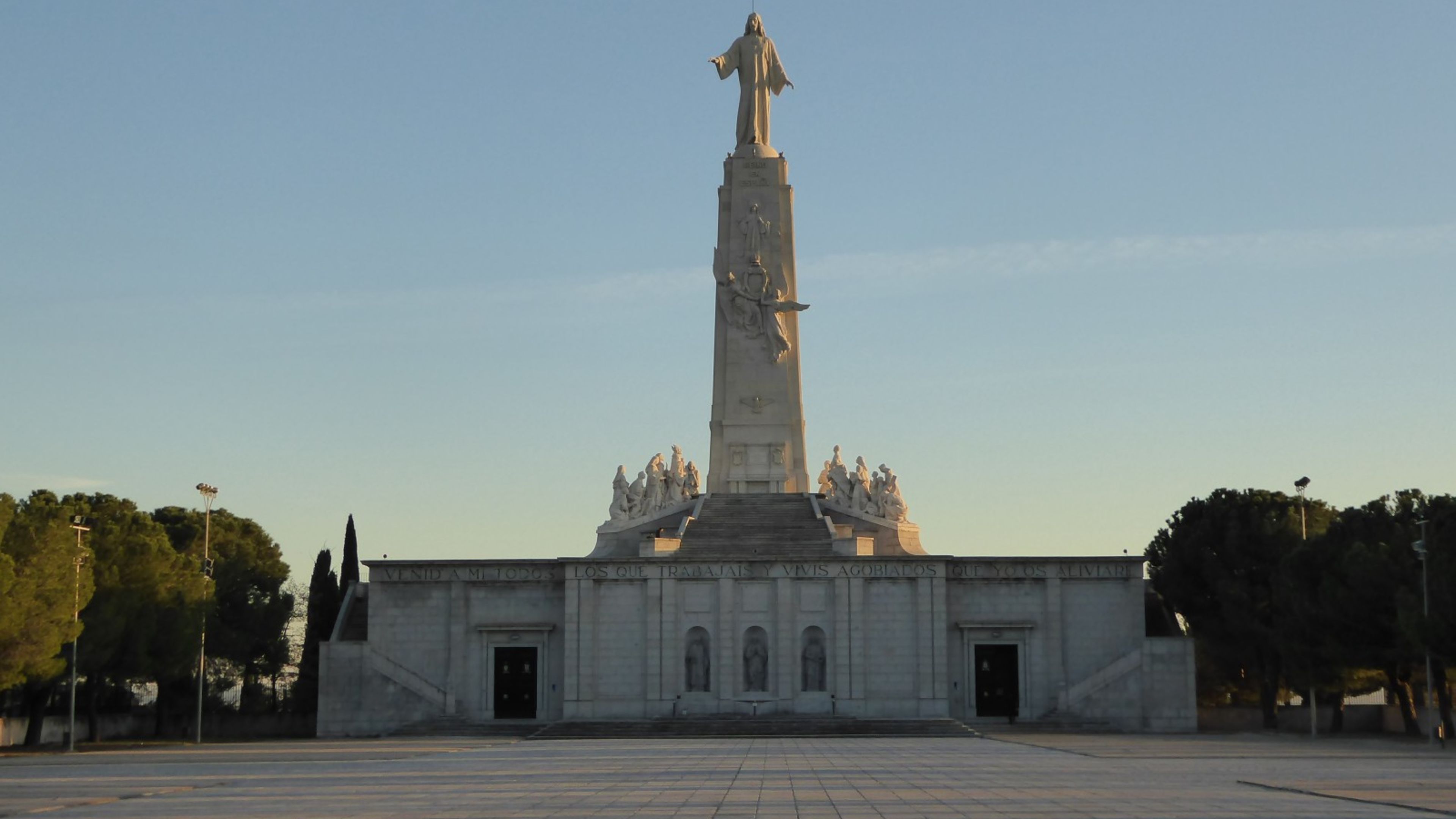 Panoramic view of the esplanade of the monument to the Sacred Heart of Jesus in Cerro de los Ángeles, Spain. | Credit: Diocese of Getafe