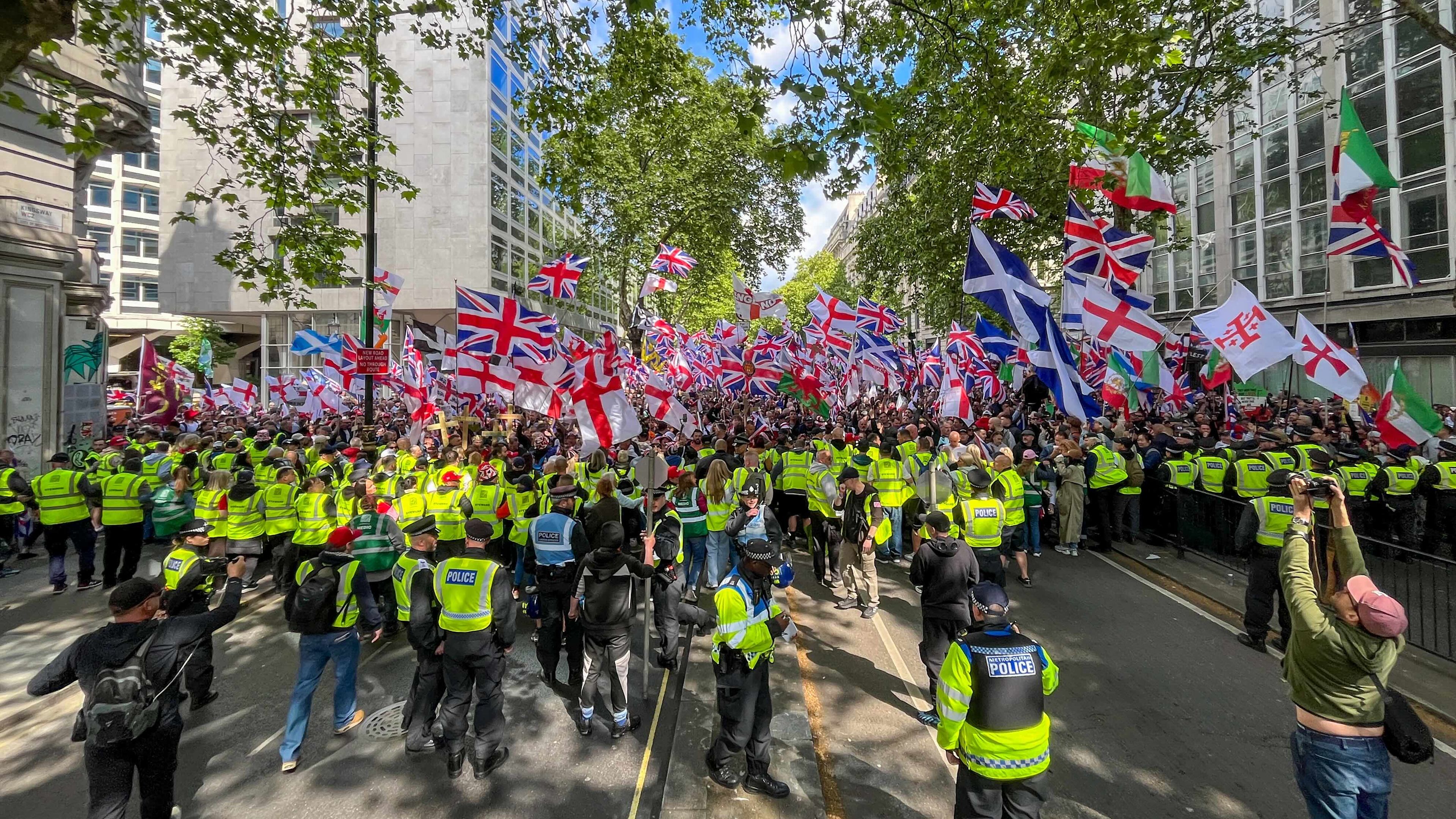 Christian faith looms large at ‘Unite The Kingdom’ protest in London