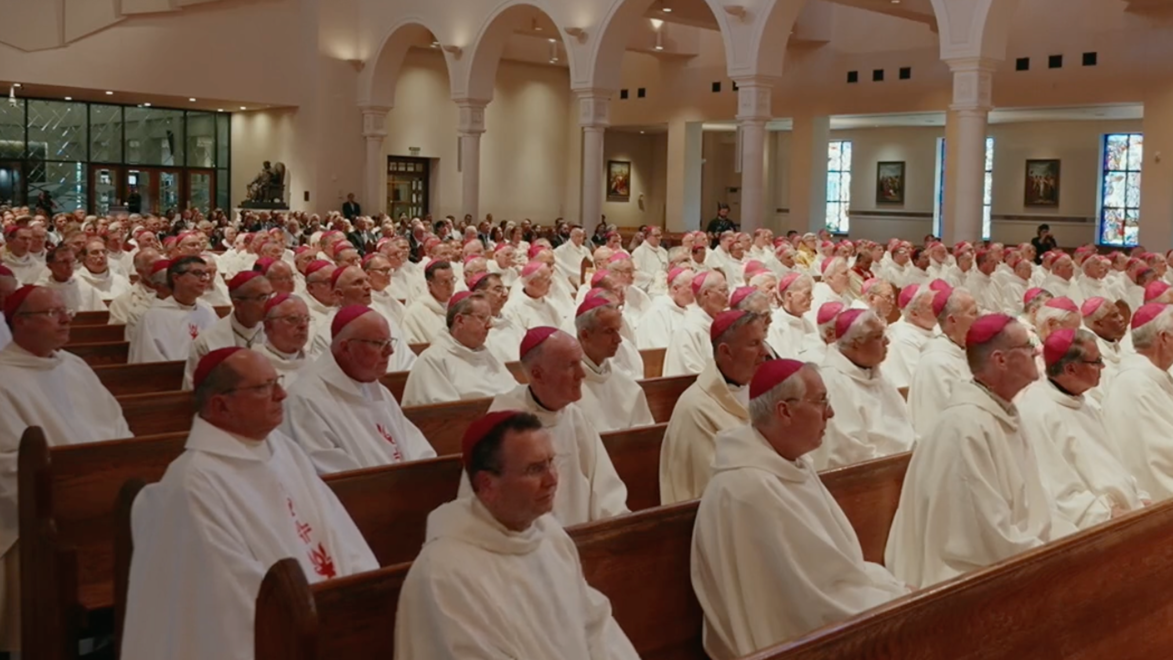 The U.S. Conference of Catholic Bishops consecrates the nation to the Sacred Heart of Jesus on June 11, 2026, in Orlando, Florida. | Credit: USCCB/YouTube/screenshot
