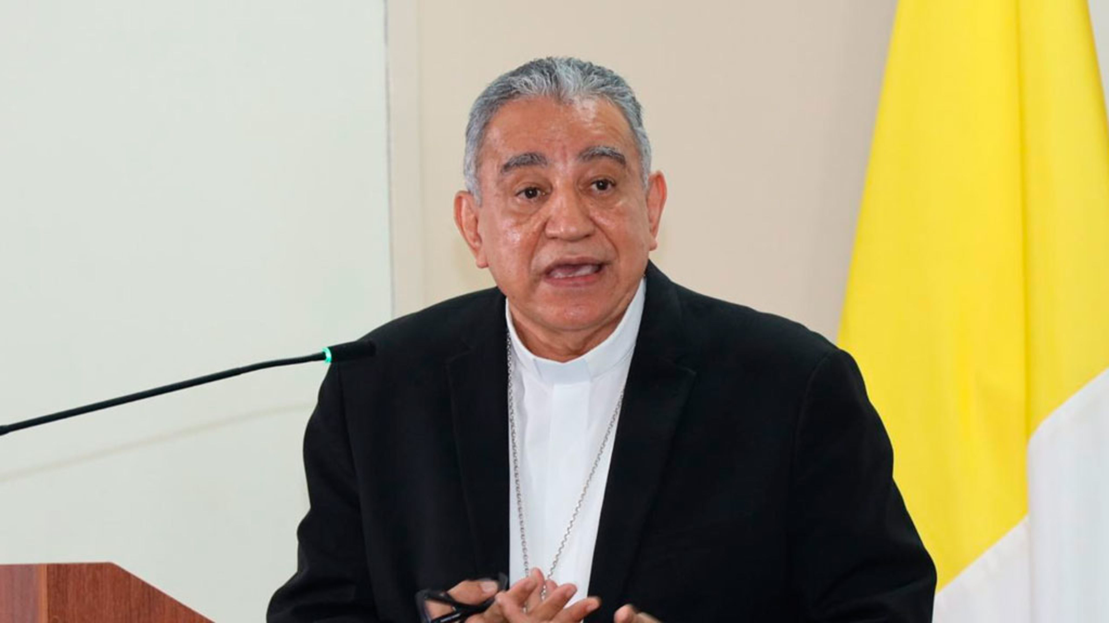 Archbishop José Domingo Ulloa speaks at the presentation of the Transparency Commission’s report on Sept. 22, 2026. | Credit: Archdiocese of Panama