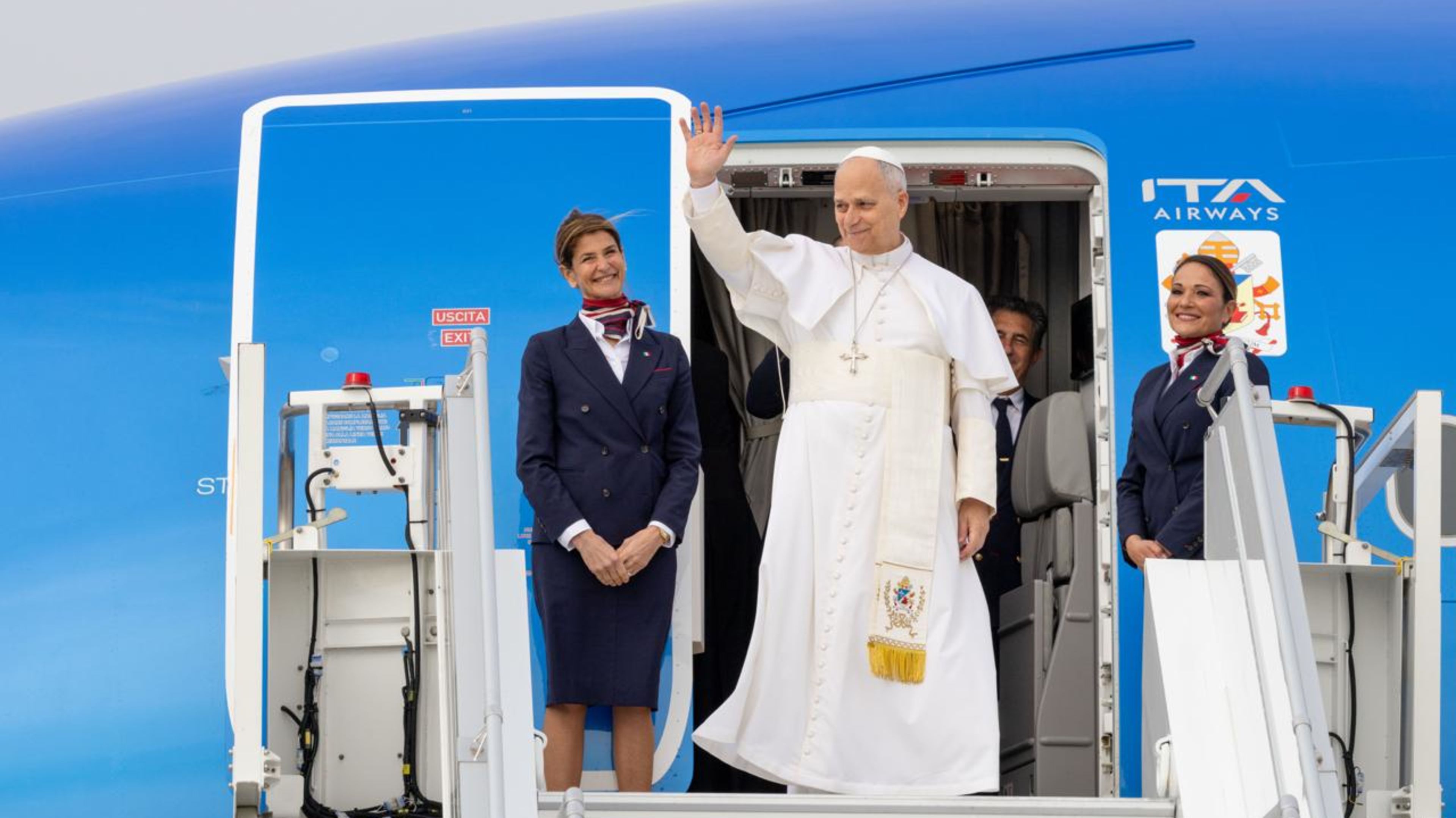 Pope Leo XIV departs for Algeria, beginning third apostolic journey