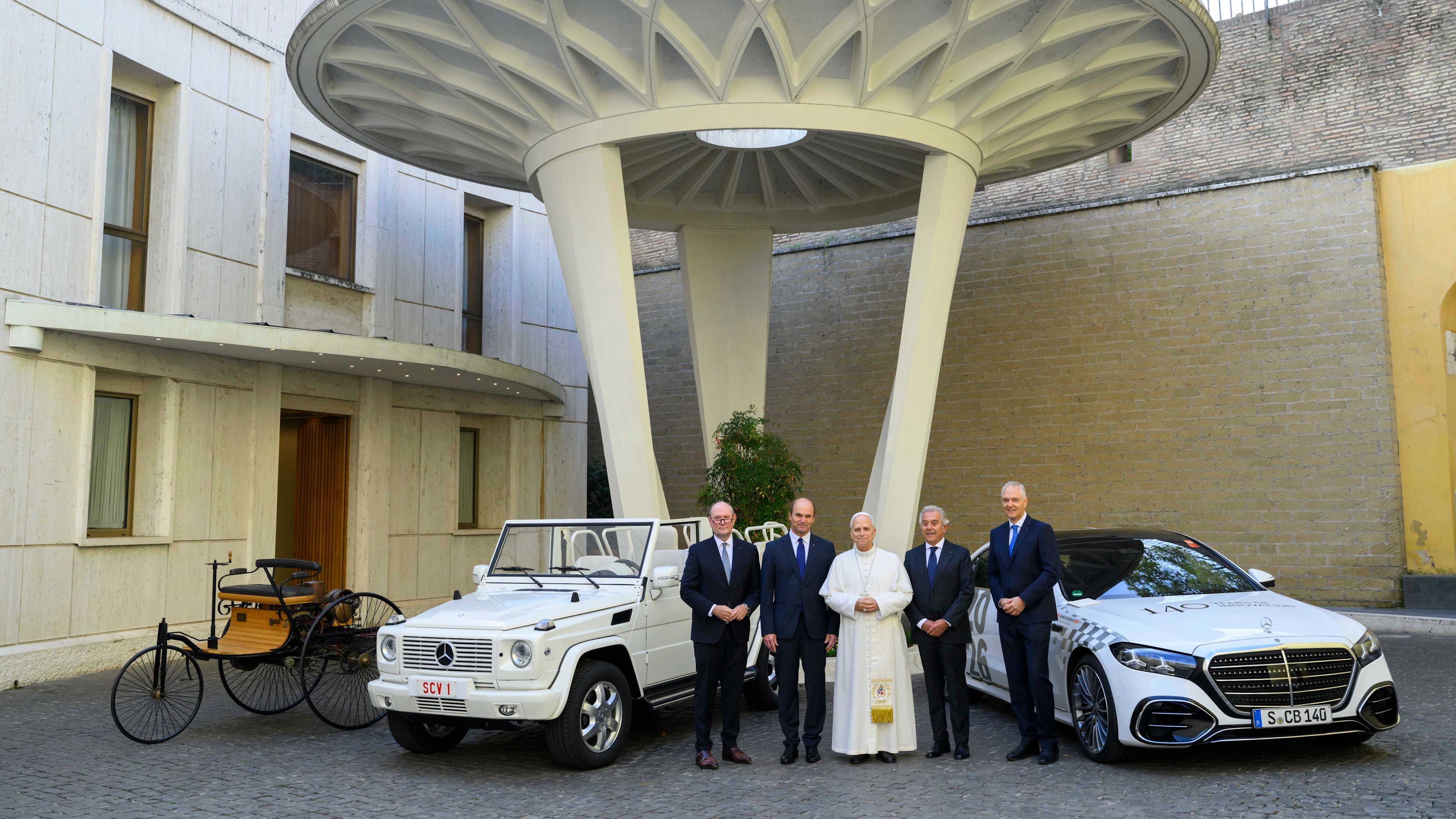 Mercedes-Benz marks long history of making cars for the pope – EWTN ...