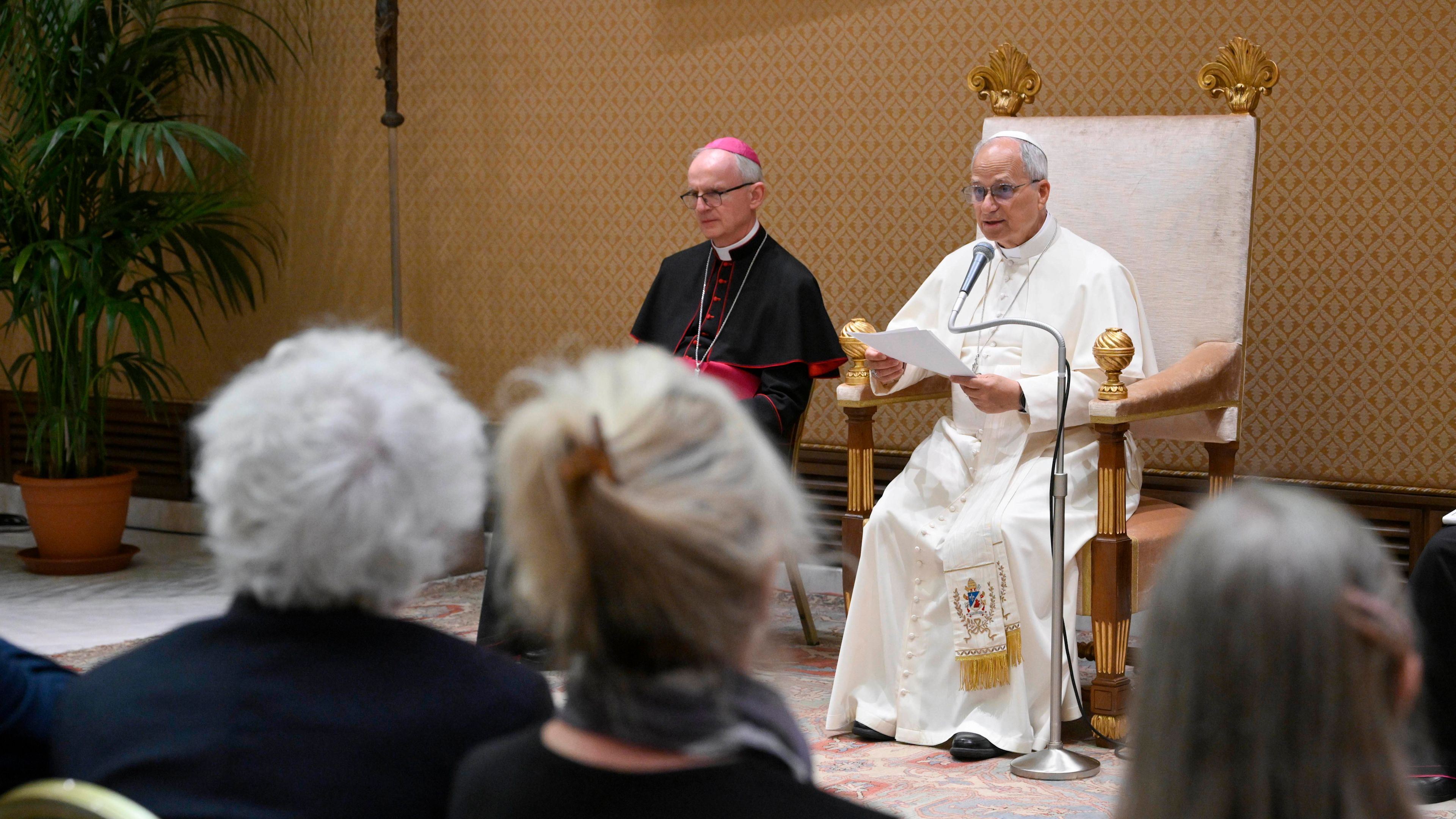 Pope Leo XIV: Writing is an act of humanity that leads to God
