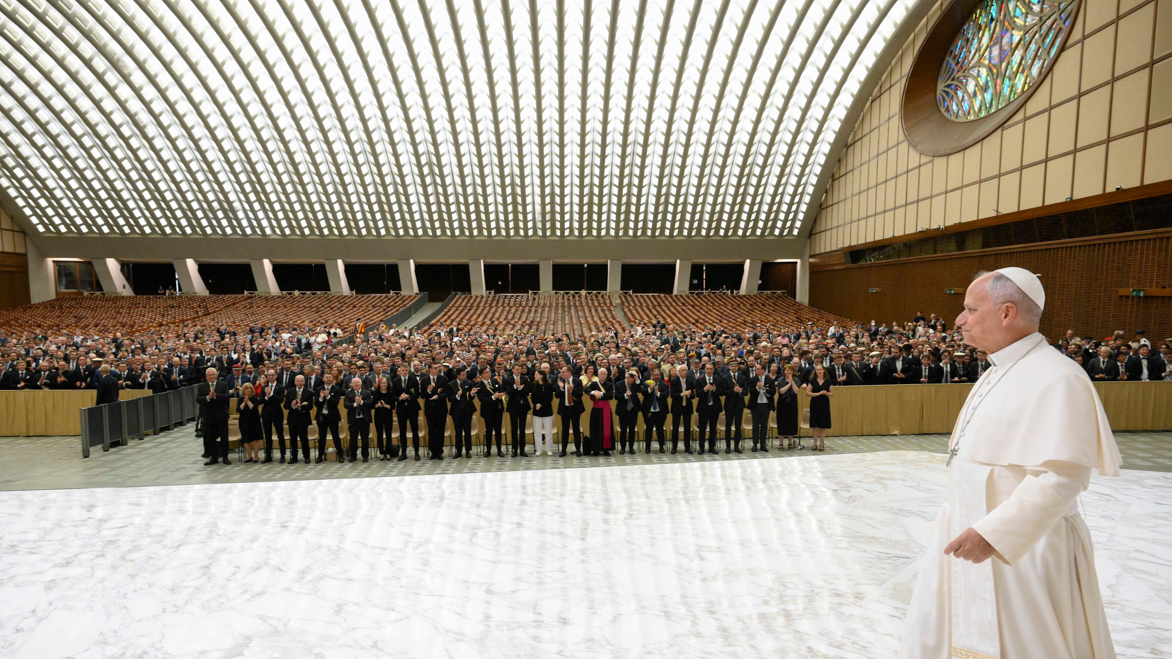Pope to German students: Your Catholic faith is a way of life, not a label