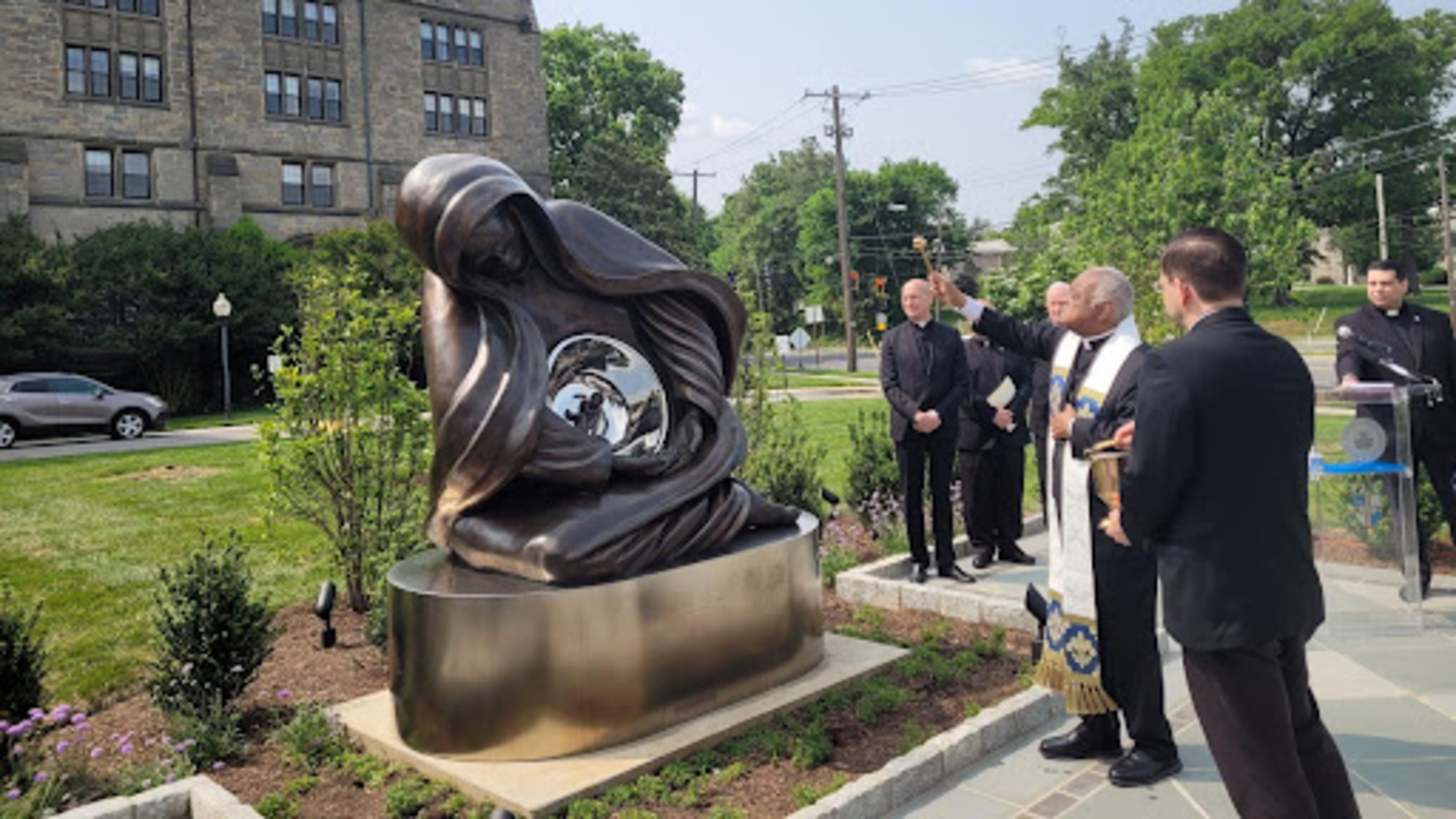 Monument to life is installed at Catholic University in Washington, DC