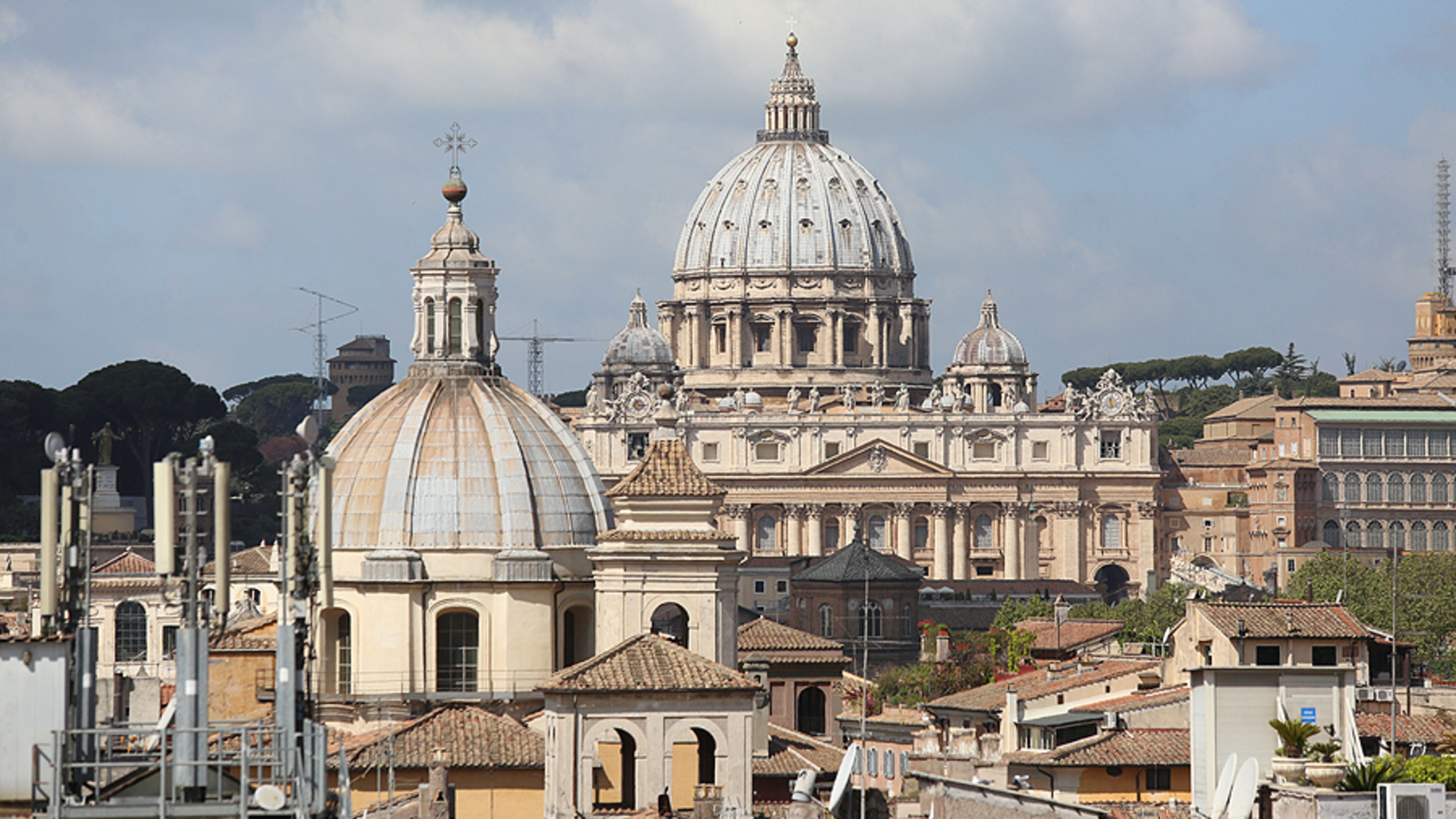 A view of St. Peter's Basilica from the Pontifical University of the Holy Cross.  -  Alexey Gotovskiy/CNA.