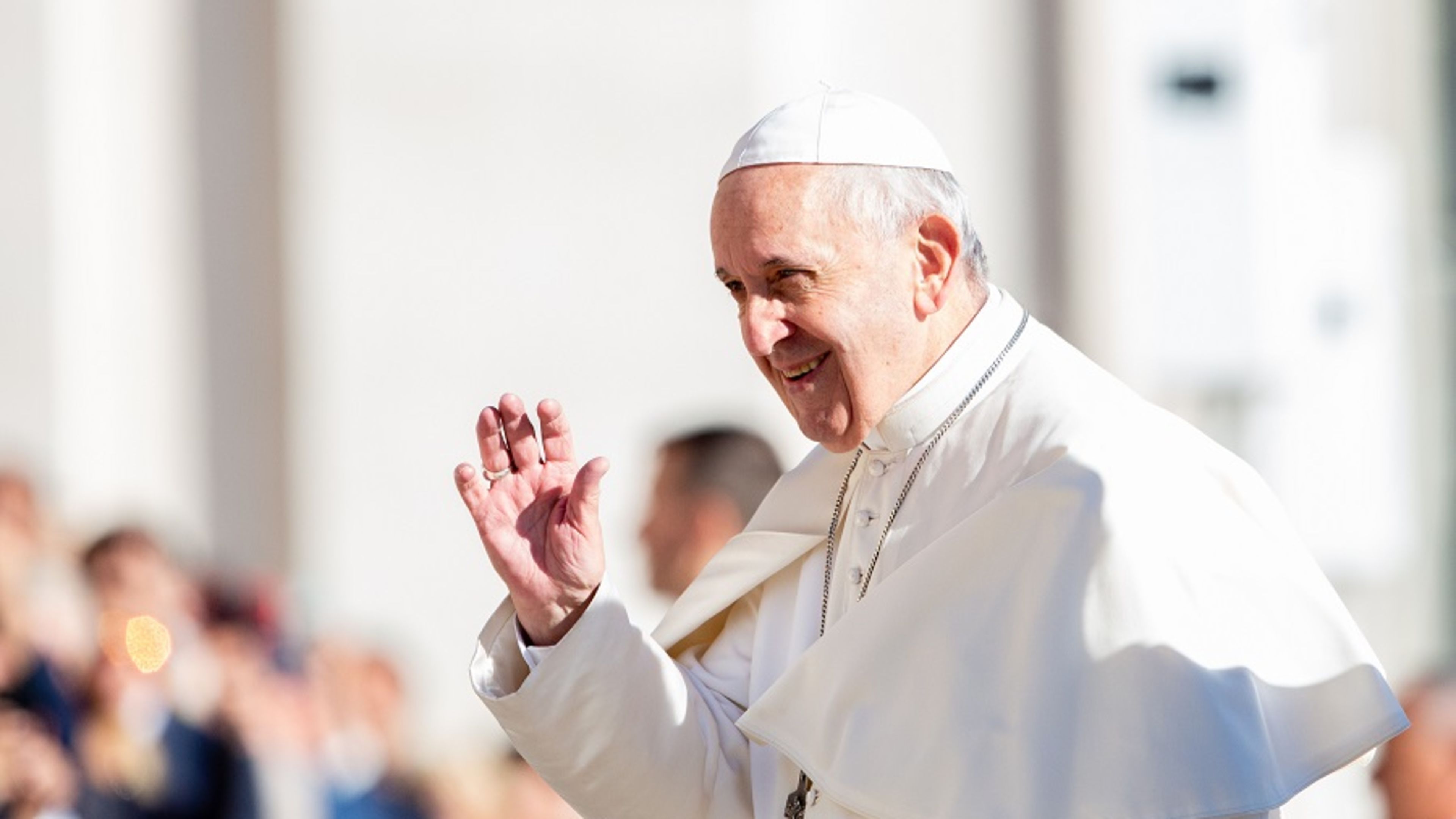 When correcting others, remember one's own faults, pope says