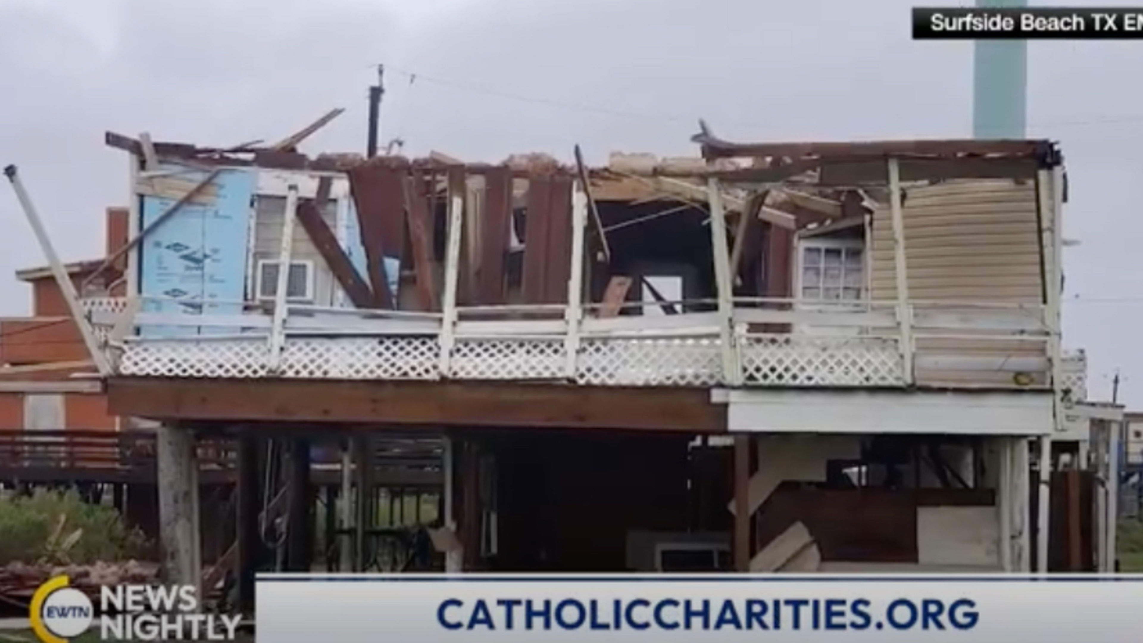 Catholic Charities responds to Hurricane Beryl power outages and flooding