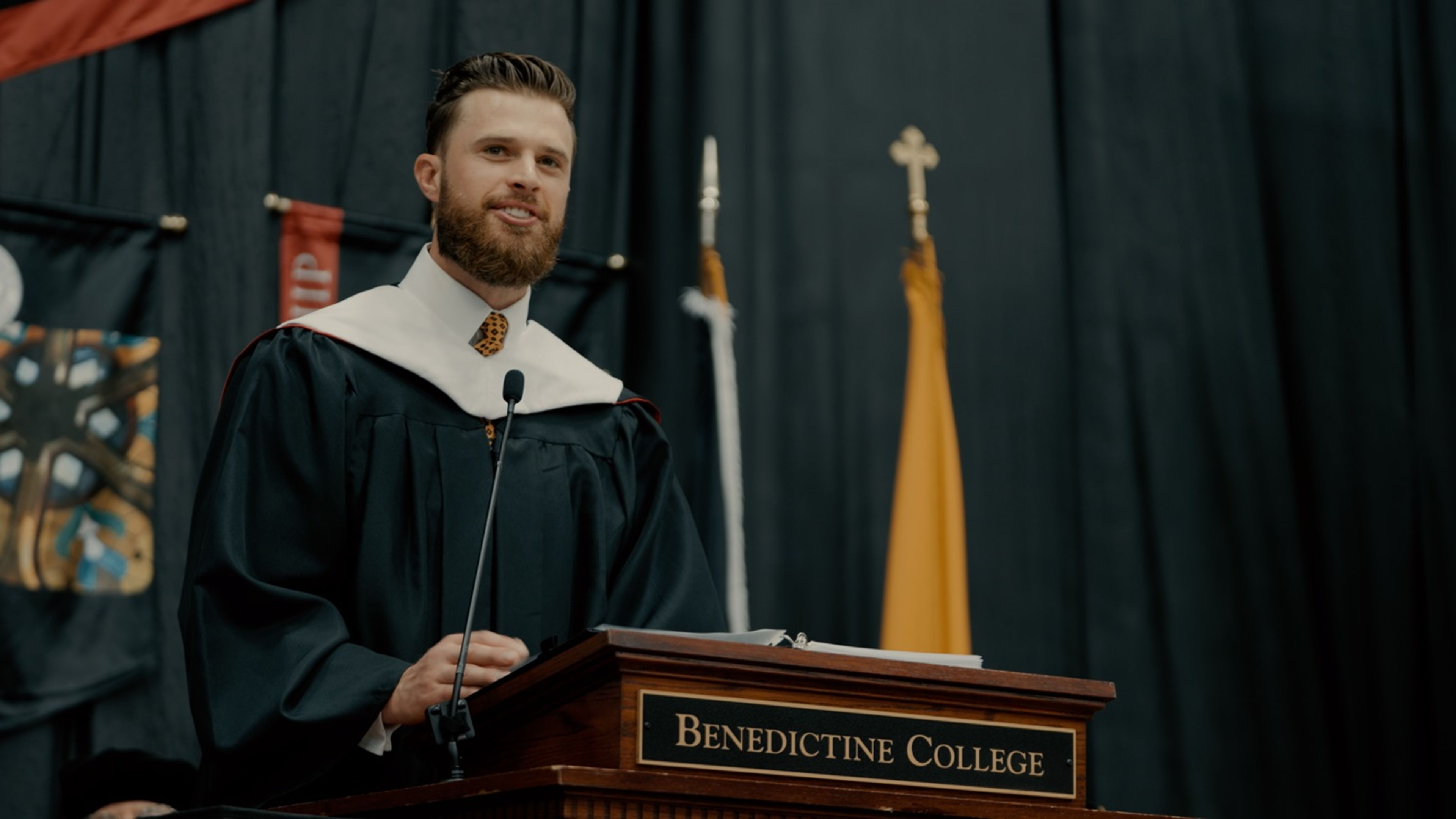 Chiefs’ Harrison Butker chides Catholic leaders in Benedictine College ...